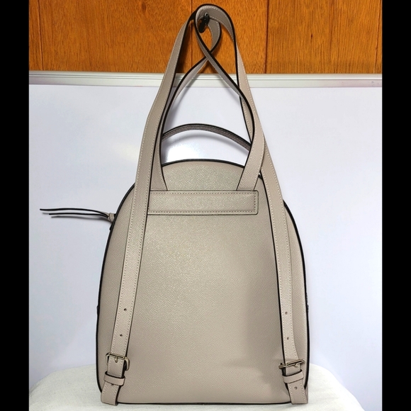Coach Jordyn Cross grain Leather Beige Backpack. - Picture 2 of 14